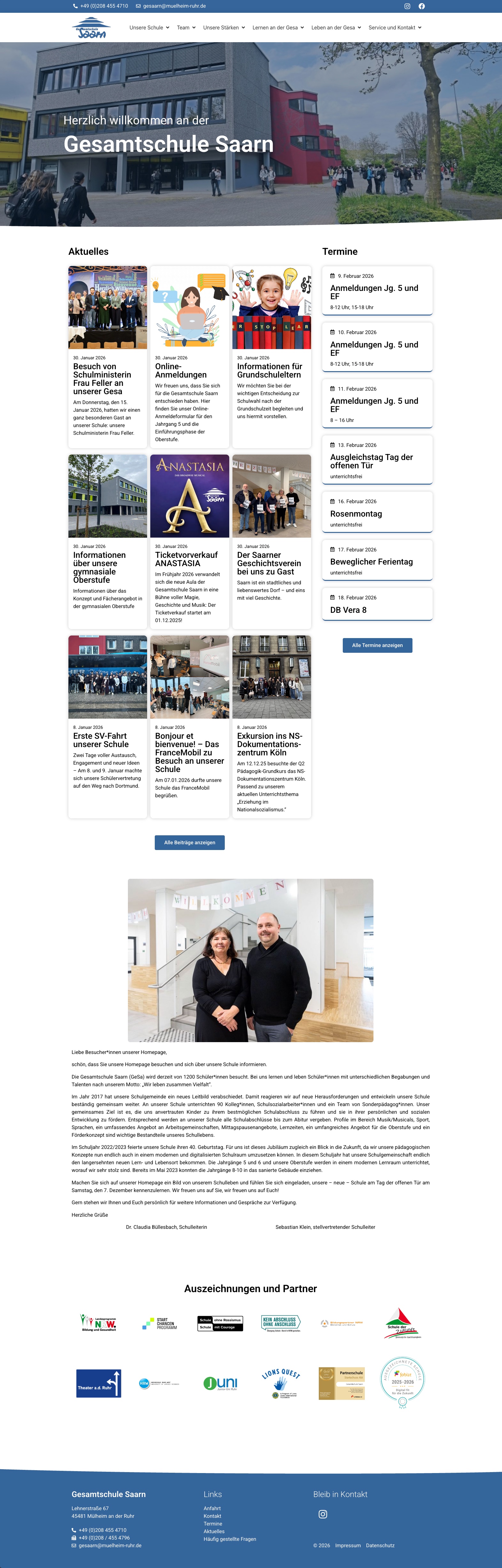 Für Schulen und Bildungsträger